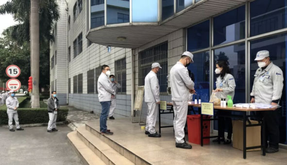 復工第一天的疫情防控工作，凯发k8一触即发這樣做！